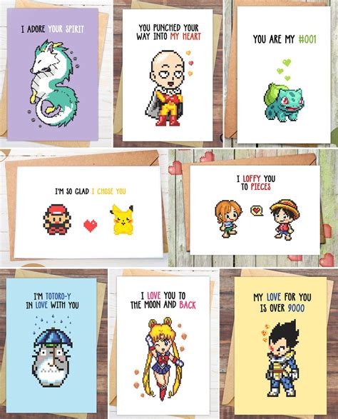 Dragon ball z birthday card. Anime Valentines Day Cards | Nerdy valentines, Valentine day cards, Anime gifts