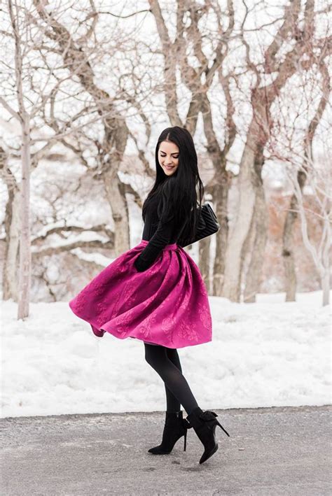 16 ideas how to style a midi skirt for winter style motivation