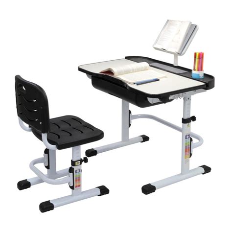 Zimtown Kids Desk And Chair Set Height Adjustable Student Study Desk