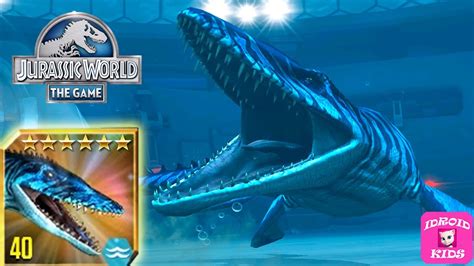 Mosasaurus Max Level Jurassic World The Game Youtube