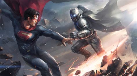Batman Vs Superman Paint Artwork 4k Superman Wallpapers Superheroes