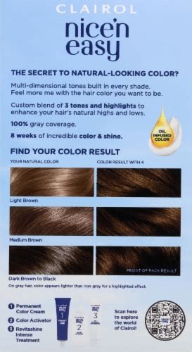 Clairol Nice N Easy Permanent Hair Color Natural Looking A Light Ash Blonde Ct Ralphs