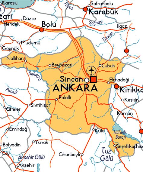 Ankara Haritası Ve Ankara Uydu Görüntüleri