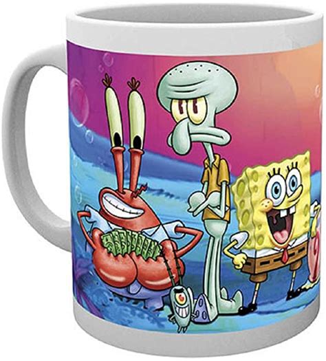 Spongebob Group 10oz Mug Mg0105 Gb Eye Coffee Cups
