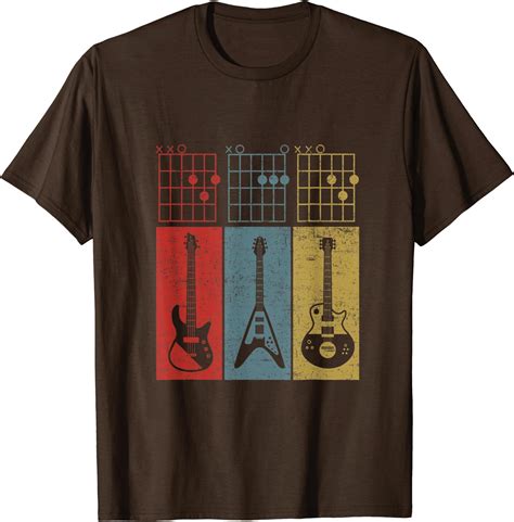 Mens Vintage Fathers Day Dad Guitarist Dad Guitar Chord T Shirt