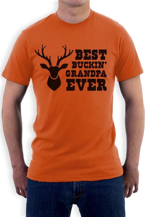 Best Buckin Grandpa Ever Funny Hunting T For Grandad T Shirt Vinyl Shirts Cool Shirts