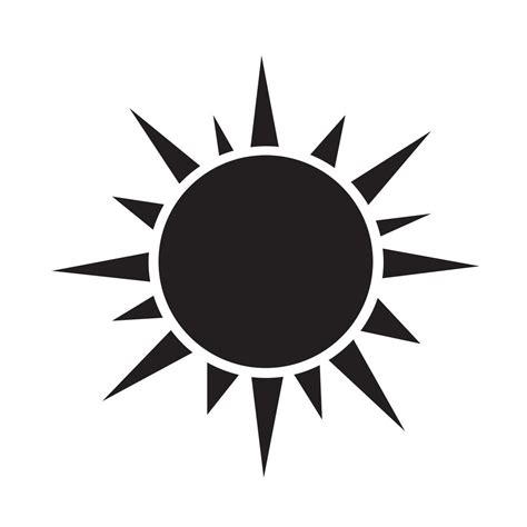 Sun Icon Symbol Sign 627925 Vector Art At Vecteezy