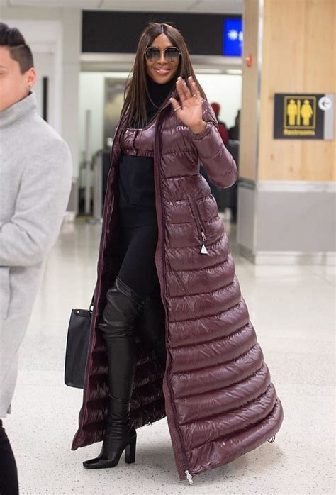Naomi Campbell Black Leather Boots Airport Style Fall 2019 On Sassy