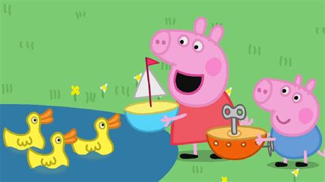 小猪佩奇和乔治去游乐园划船 玩具故事腾讯视频