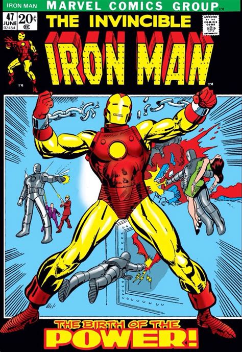 Iron Man In The 70s 1972 Iron Man 47 Portada De Historieta