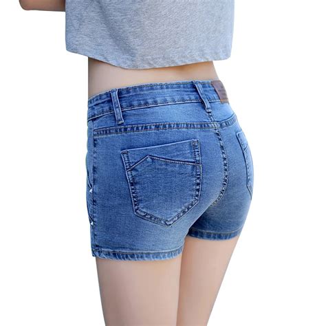 Liva Girl Skinny Denim Shorts Schlüpfer Sexy Jeans Retro Klassische