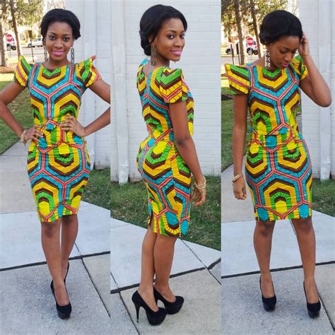 Beaut African Print Dresses African Wear African Attire African Women African Dress African
