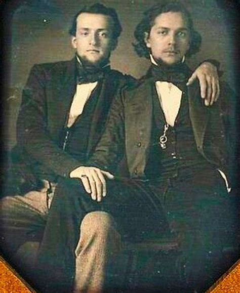 Intimate Victorian Moments Black And White Snaps Give Glimpse Into Men S Affection In Less