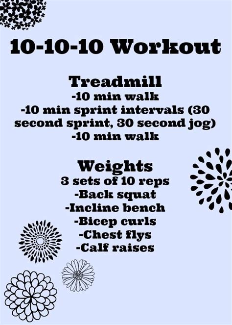 10 10 10 Workout Coffee Cake And Cardio Workout Meal Plan Easy