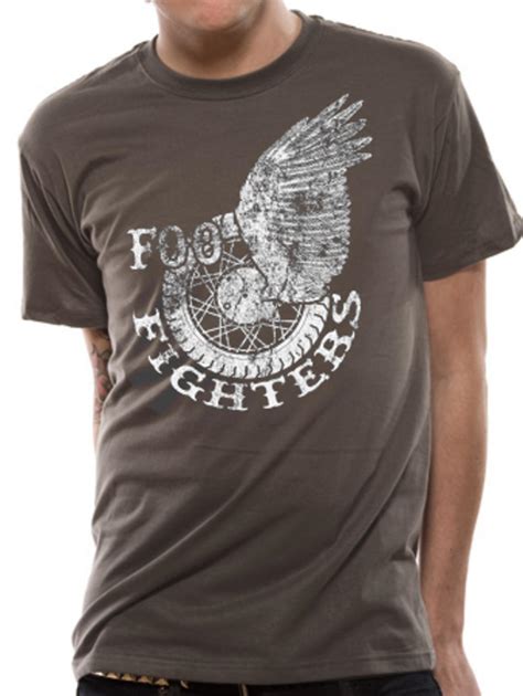 Dave grohl, nate mendel, pat. Foo Fighters Wings Wheel T Shirt | TM Shop