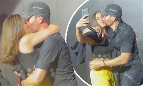 Enrique Iglesias Shares Video Of An Eager Fan Kissing Him In Las Vegas