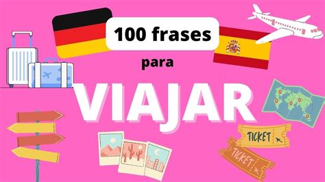 100 Frases útiles Para Viajar Alemán Y Español Texto 🖤💖💛 Aprende