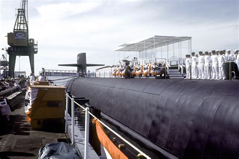 Port Quarter View Of The Nuclear Powered Strategic Missile Submarine