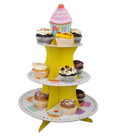 Ez Life 3 Tier Diy Cupcake Stand Multicolor Mini Cupcakes Party
