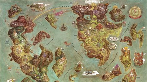 A Gorgeous And Extensive Video Game Map Mental Floss
