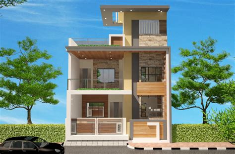 Buy 553 House Plan 553 Front Elevation Design 0sqrft Home Naksha