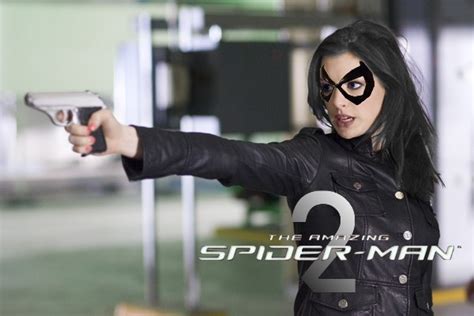 The Amazing Spider Man 2 Black Cat In Action By