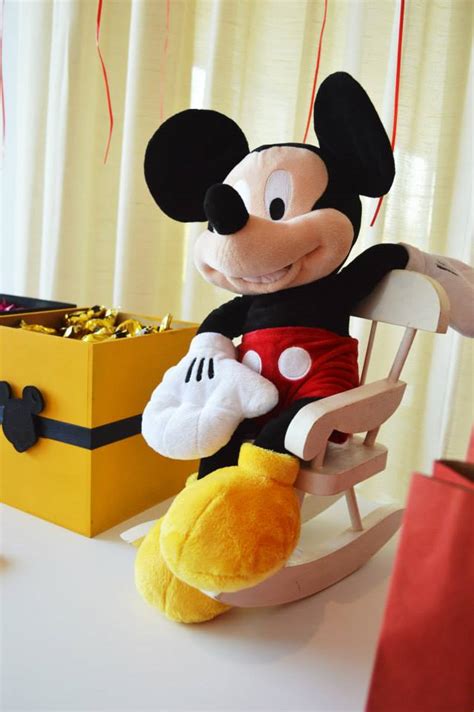 This adorable mickey mouse birthday party decoration centerpiece or baby shower decor is a one of a kind way to set the tone to your mickey themed party! Mickey Mouse Party Theme - Baby Shower Ideas - Themes - Games