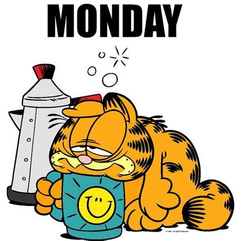 Tired Garfield Monday Quote Pictures Photos And Images For Facebook