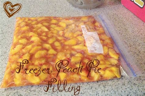 Sisters' Sweet and Tasty Temptations: Freezer Peach Pie Filling