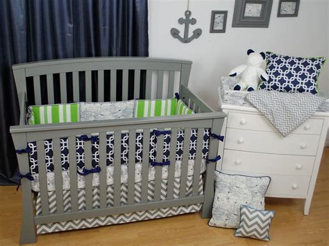 Unique and pretty round crib bedding sets that includes comforters, bumpers, sheets, and crib choose from our diverse selection of round crib bedding sets, which include a comforter, bumper. Seahawks colors in custom crib bedding by Pine Creek with ...