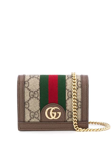 Gucci Ophidia Gg Chain Wallet Farfetch
