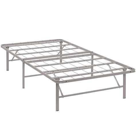 Modterior Bedroom Beds Horizon Twin Stainless Steel Bed Frame