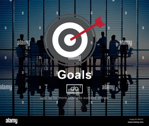 Goals Mission Objectives Target Graphics Concept Stock Photo Alamy