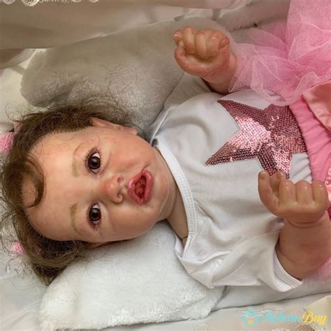 22 Inche Handmade Lifelike Baby Girl Doll Silicone Reborn Baby Girl