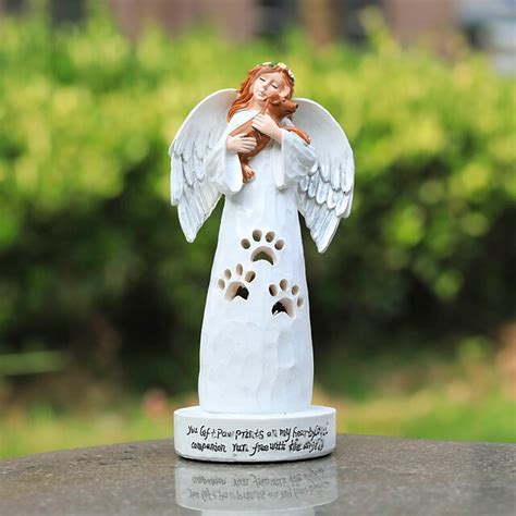 Angel Figurine Of Friendshipdog Memorialspassed Away Dog Ts Angel