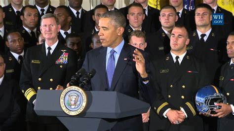 President Obama Presents The Commander In Chief Trophy Youtube