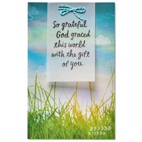 American Greetings Religious Thoughtful Thank You Card With Ribbon