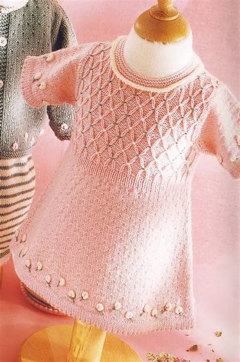 Мир хобби: Розовое платье для девочки (вязание спицами)