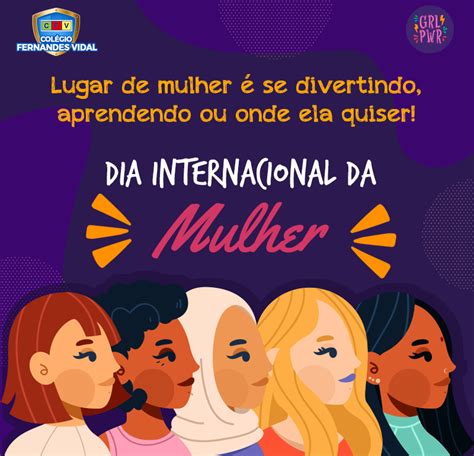 Dia Internacional Da Mulher Cfv Col Gio Fernandes Vidal
