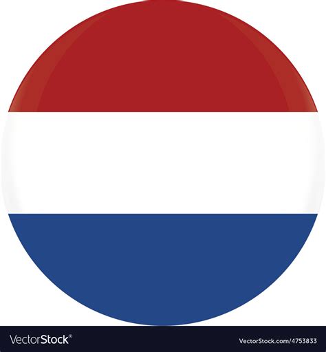 Round Netherlands Flag Icon Isolated Netherlands Flag Button Download A Free Preview Or High