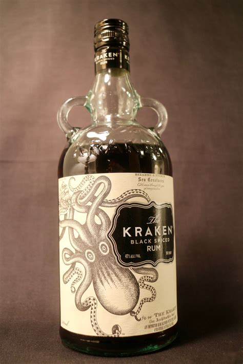 The kraken black spiced rum is a caribbean black spiced rum. Dark and Stormy Kraken - GoodStuffAtHome