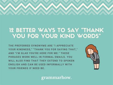 12 Better Ways To Say Thank You For Your Kind Words