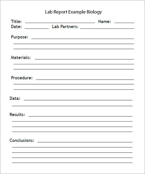 FREE 9 Sample Lab Report Templates In PDF Google Docs MS Word
