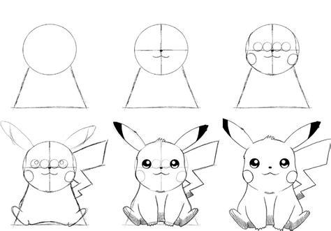 Como Desenhar O Pikachu Em Somente Passos