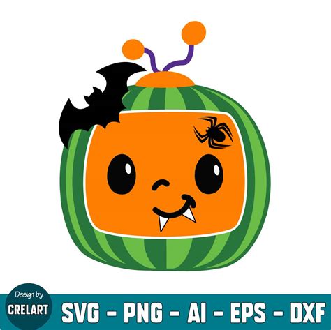 Halloween Cocomelon Inspired Svg Crelart