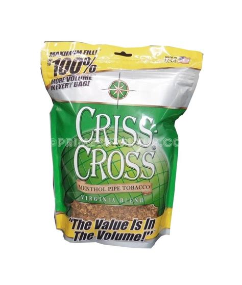 Criss Cross Virginia Blend Menthol Oz Bag Prime Supply Inc