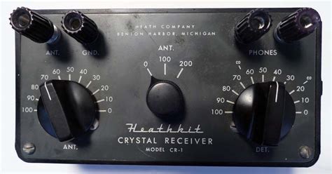 Heathkit Model Cr 1 Crystal Radio New England Wireless And Steam Museum