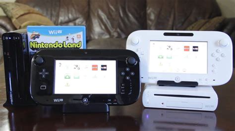 Wii U Deluxe Black Vs Basic White Set Unboxing And Comparison Youtube