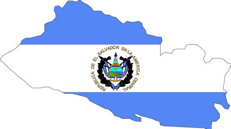 El Salvador Bandera Mapa Gráficos Vectoriales Gratis En Pixabay Pixabay