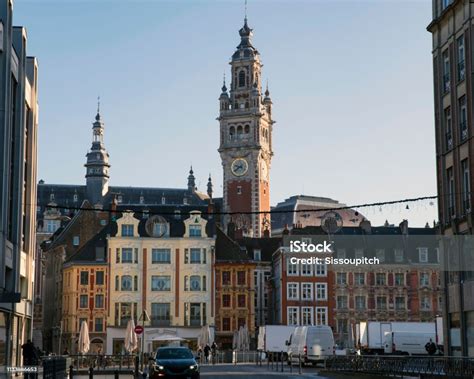 Historical Architecture Of The Old Centre Of Lille Stock Photo